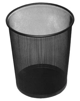 Waste basket Black Mesh 12 litres