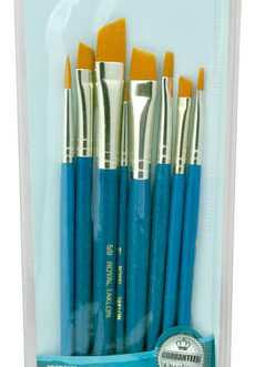 Set of brushes synthetic 8pcs Gold Taklon Royal & Langnickel