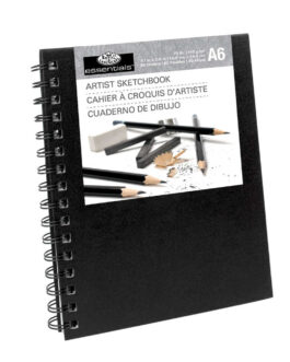 Sketchbook A6 with Spiral Bound and Hard Cover