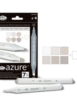 Marker set Azure warm grey shades 7pcs