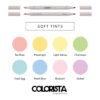 Alcohol Based Marker Set 8pcs 2 tips Colorista Soft Tints - Image 2
