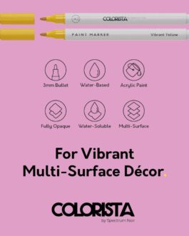 Acrylic Marker Set 8pcs Bold Basics Colorista