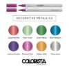 Acrylic Marker Set 8pcs Metallic Colorista - Image 2