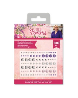 Self-adhesive Pearls Crafters Companjon Floral 100pcs