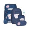 Schoolbag - Backpack Set 6 pieces Beckmann Classic 22Ltr set Pet friends Blue