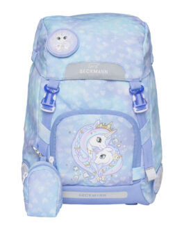 School bag – Backpack Beckmann Classic 22 Unicorn Princess Ice Blue 22 litres