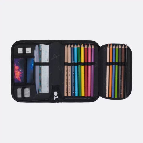 Single Zipper Pencil Case Beckmann Ninja Elements - Image 2