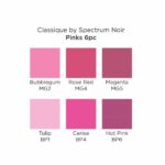 Marker Spectrum Noir Classique (6tk) – Pinks