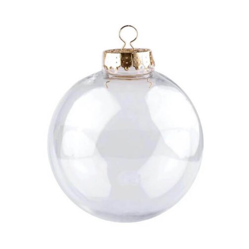 Plastic bulb with a large opening 10cm Gold